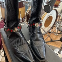 Image 3 of PERSONALISED ROSES N SNAKES BOOT STRAPS