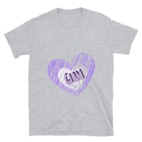 Image 3 of Glam Purp Heart Shirt 