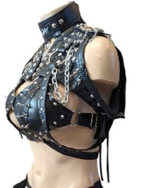 Image 3 of Black studded bolero 