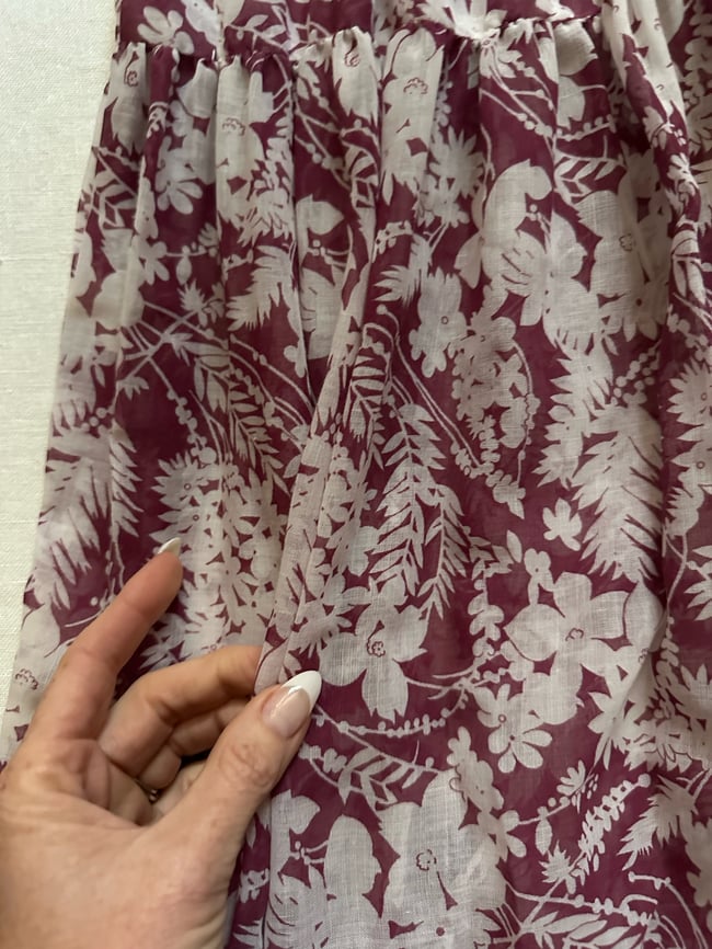 early 70s ethereal wildflower bohemian dream dress