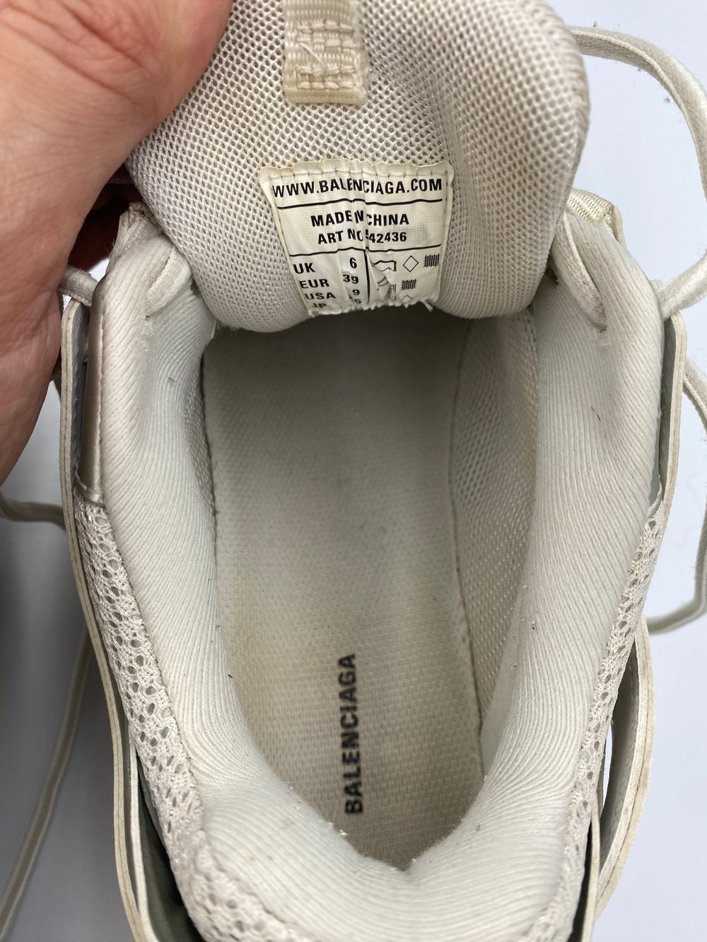 Image of Balenciaga - Track White 39EU