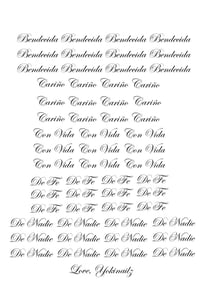 Image 3 of Water slide decals. Spanish Ed. Prt 2.