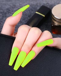 24pcs Long Coffin Mustard Yellow 