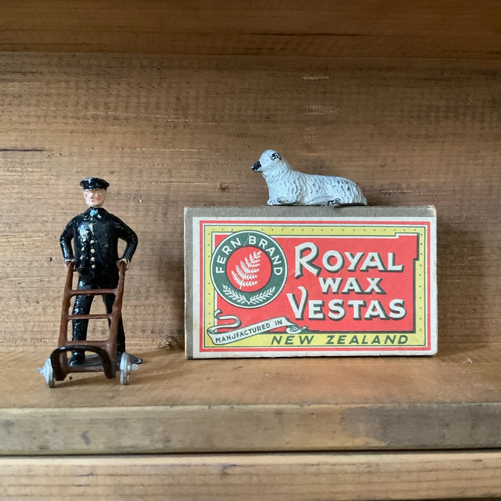 Image of Delivery Guy,Sheep & Vesta Box