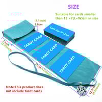 Image 5 of Tarot Pouch Cards Storage Bag Cloth Black Pink Blue Witch Divination Jewelry Astrology Dice Accessor