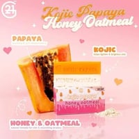 Image 2 of G21 KOJIC PAPAYA HONEY OATMEAL SOAP - DUO SOAP 150G