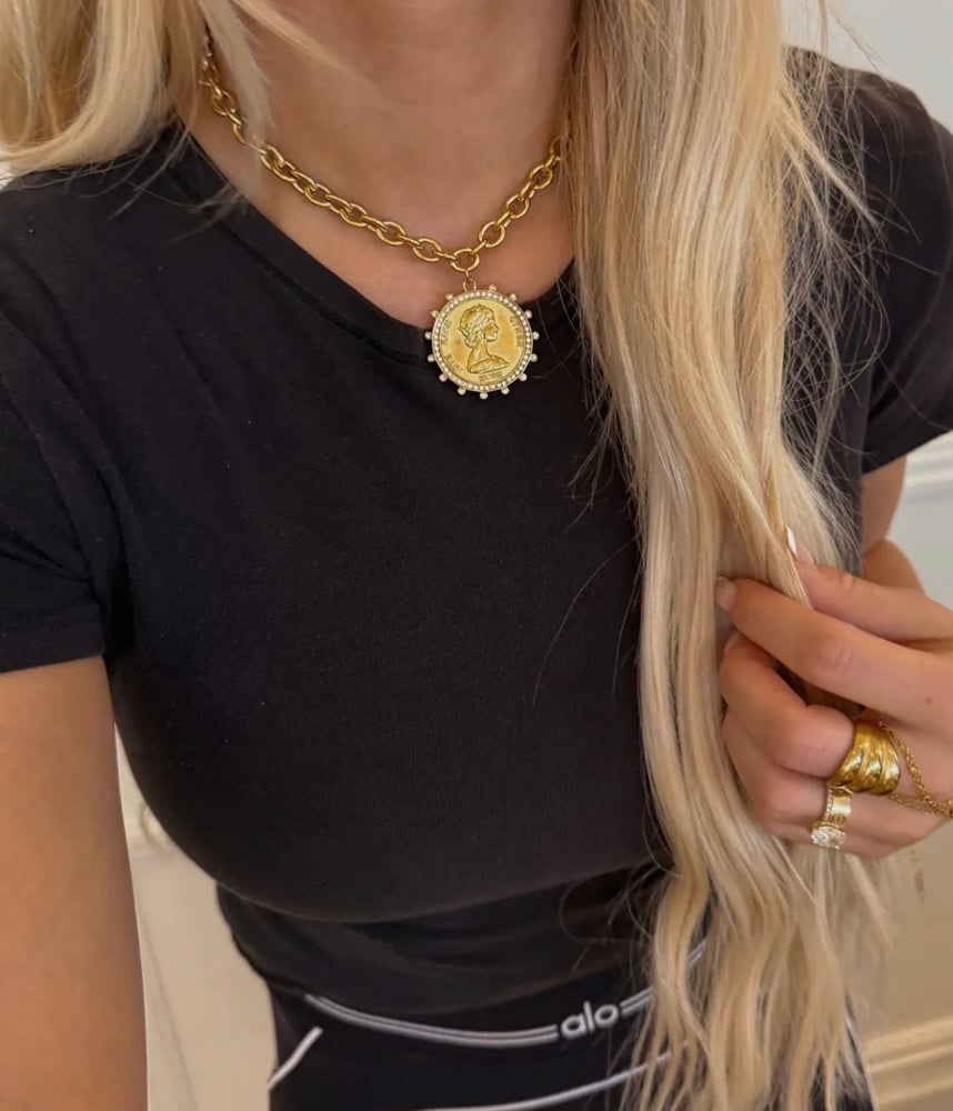 Image of Small Coin Necklace 