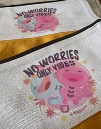 Image 2 of NO WORRIES pencil pouch