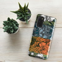 Image 8 of Art Nouveau Inspired Colorful Quartet Boho Hippie Floral Sketch Tough case for Samsung®