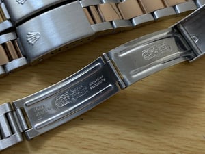 Image of 20mm Rolex Oyster Solid S/Steel, Rose, Gold, 2/Tone Steel Straps