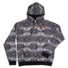 Lazy J Ranch Charcoal Grey Allover Aztec Print Hoodie
