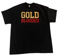 Image 2 of Gold Blooded Metal Black Tee