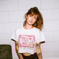 Image 1 of Women Crop Angel TEe