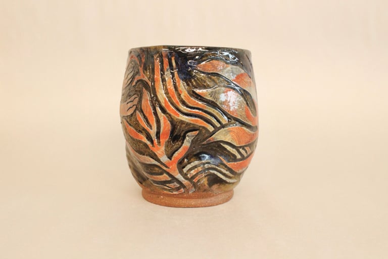 Rabbit and ferns cup Image 3