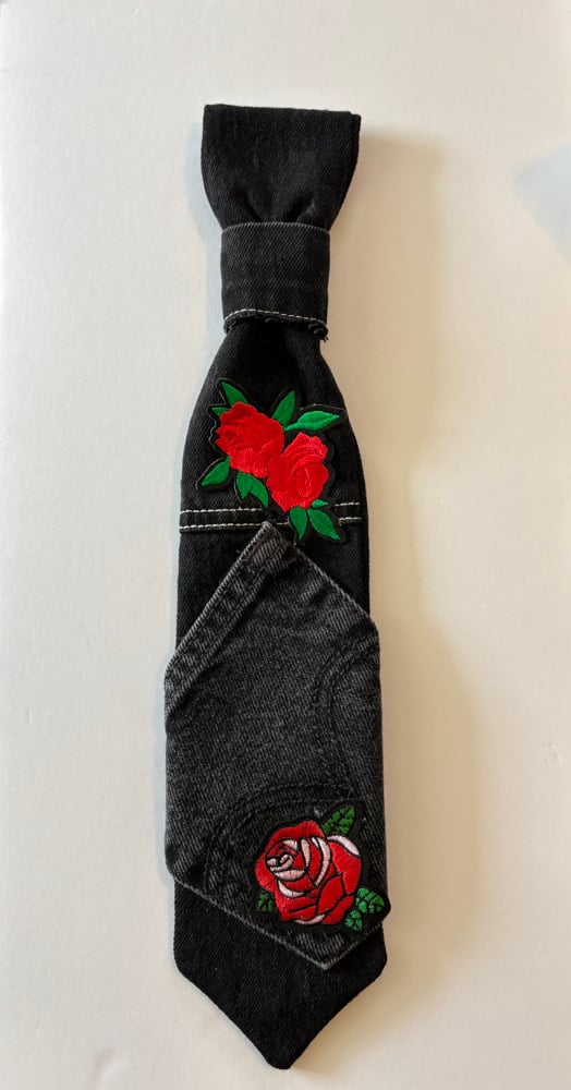 Image of Black Rose(necklace tie)