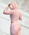 Baby Pink Cozy Set 