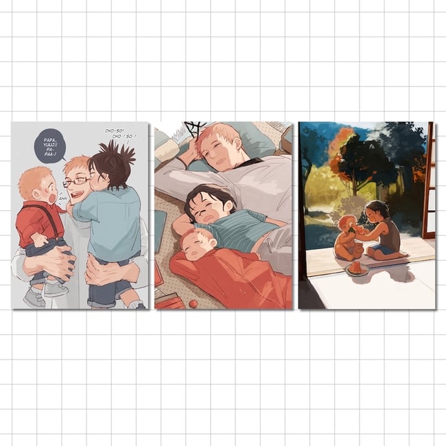 JJK Little Big Brother Postcard Prints