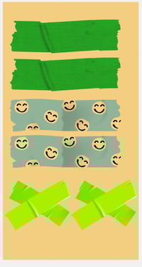 Image 2 of Barcode & Smiley Vibe Sticker Set 