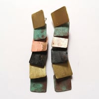 Image 1 of Pendientes cuadrados Sophia 