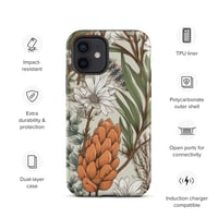 Image 11 of Art Nouveau Inspired Light and Airy Boho Floral Sketch Tough Case for iPhone®