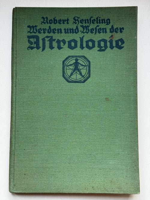 Image of Original Book from Library of Franz Bardon - Robert Henseling: Werden und Wesen der Astrologie