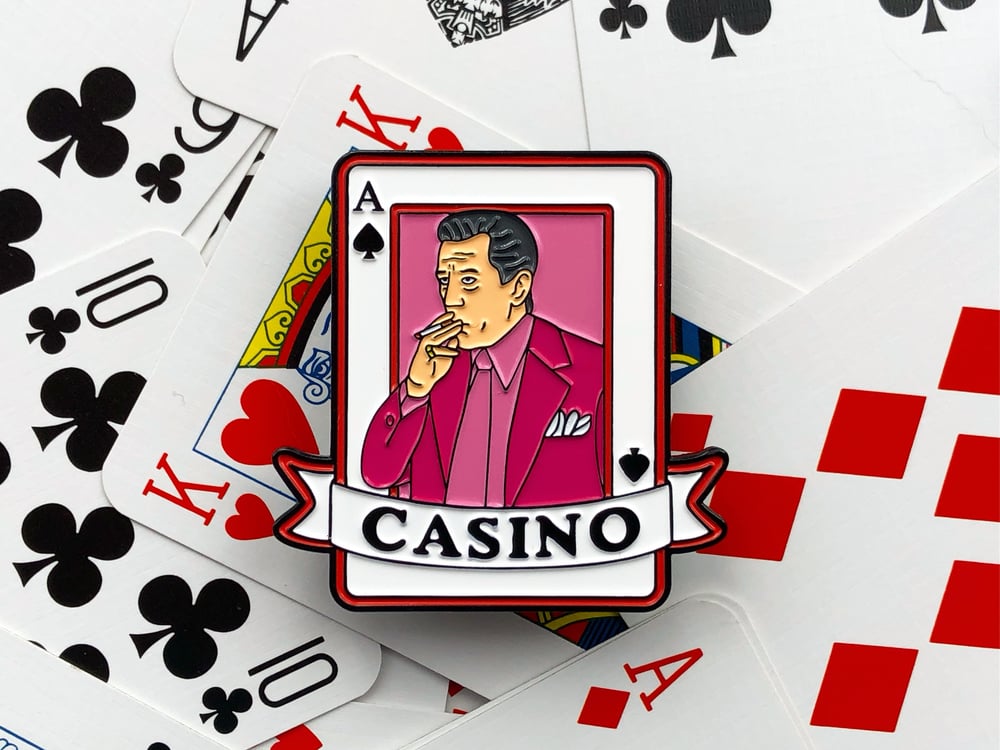 Image of LIMITED EDITION Sam “Ace” Rothstein Casino 2 inch Enamel Pin