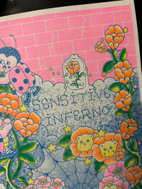 Image 1 of SENSITIVE INFERNO RISO PRINT 
