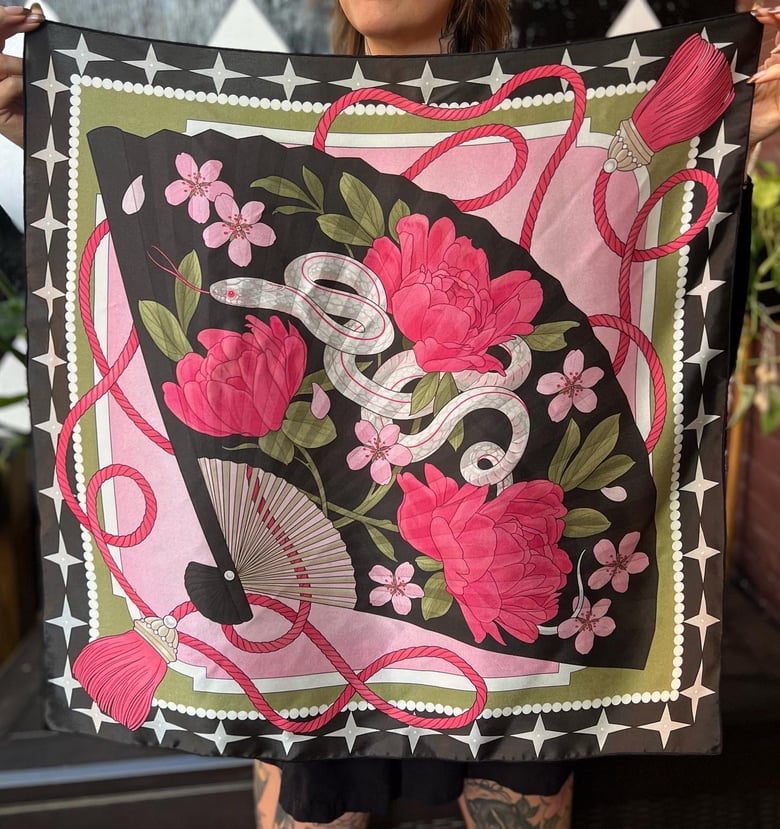 Image of Snake Silk Scarf