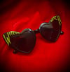 Witchy Witch Killer Heart Shaped Sunglasses 