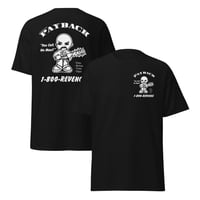 Image 1 of N8NOFACE "PAYBACK" front & back design Unisex classic tee