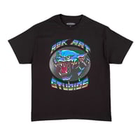 Image 1 of CHROME PANTHER TEE - BLACK