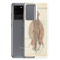 Image 10 of Antique Anatomical Drawing Spine Musculature Clear Case for Samsung®