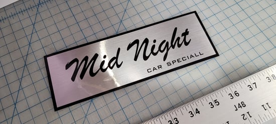 MID NIGHT Club Car Speciall Replica Bumper Sticker | WAT Racing
