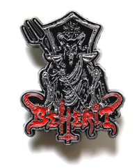 Image 1 of Beherit - Werewolf, Semen And Blood Metal Pin