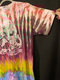 Image 3 of MEDIUM Godzilla Be Gay Do Crime Tie Dye Shirt 5
