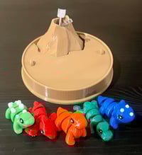 Image 3 of Mini Dinosaur Volcano Beach Play Set
