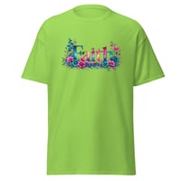 Image 6 of Unisex classic tee, Faith Floral Tee Shirt Inspiritational