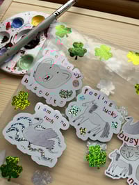 Image 1 of big slogan pals stickers 