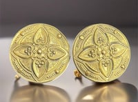 Vintage Earrings Gold tone
