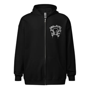 Image of Not done yet. Not by far zip hoodie