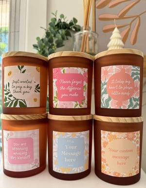 Image of CUSTOM TEACHERS CANDLES