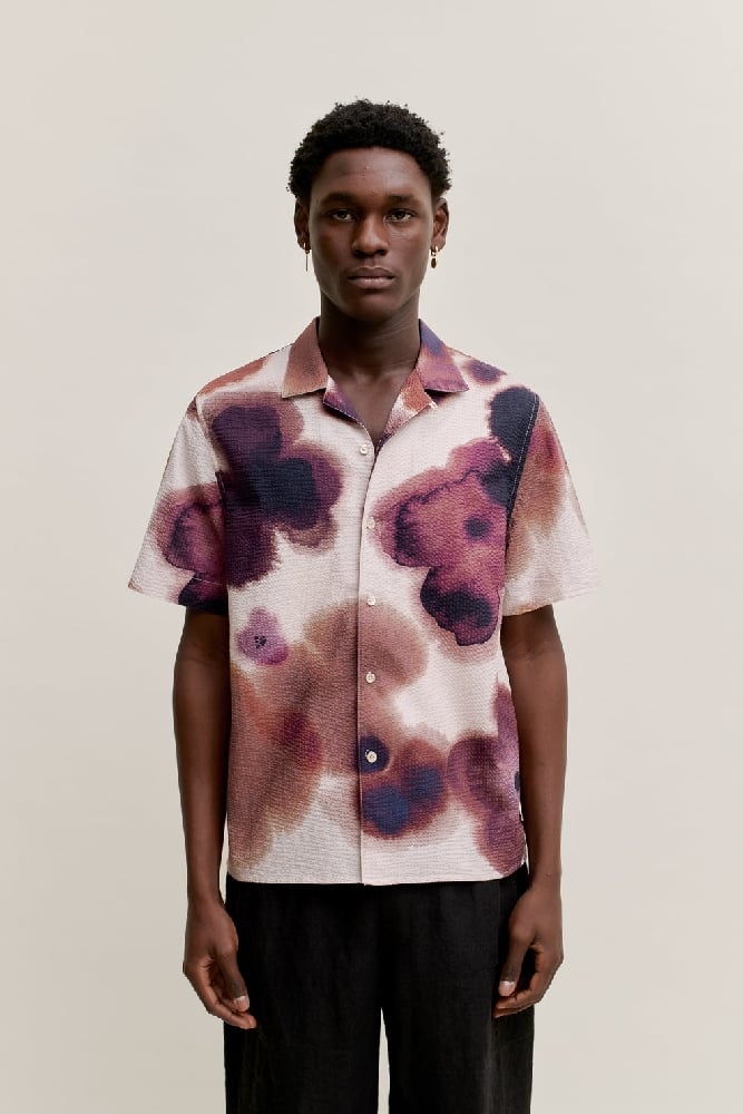 Image of A KIND OF GUISE GIOIA SHIRT PAINTED PLUMERIA