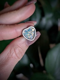 Image 1 of Iridescent Opal Heart