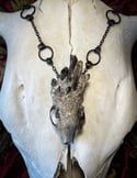 Crystallized Skunk Skull - Chain Necklace