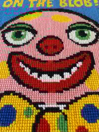 Image 3 of Mr Blobby needlepoint kit 
