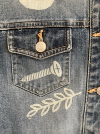 Image 5 of 'Throne' Denim Printed Jacket Oneshot