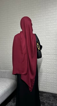 Image 2 of Burgandy Modal Hijab
