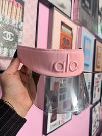 Pink visor