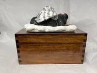 Image 6 of Custom Engraved German Shepherd Urn For Ashes Pet Portrait To Your Photos