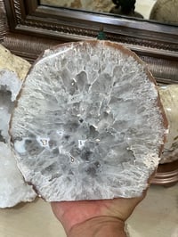 Image 9 of Large Agate Base Cut Display Piece #2637
